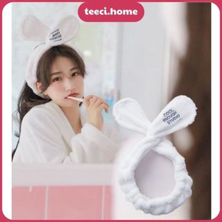 Chuyên Sỉ Băng Đô Giữ Tóc Rửa Mặt Tai Thỏ Nhiều Màu Phụ Kiện Rửa Mặt Turban Vải Nhung TEECI U105