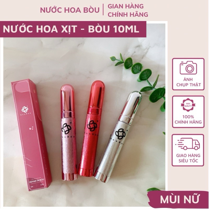 Nước hoa xịt NỮ 10ml | Nước hoa Bòu