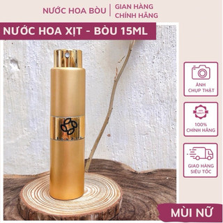 Nước hoa xịt nữ 15ml | nước hoa bòu
