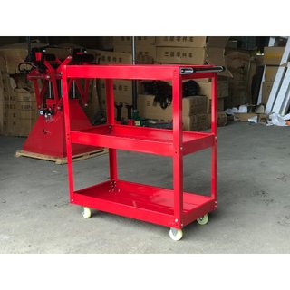 Xe đẩy 3 tầng hợp kim chắc chắn, kệ để dụng cụ sửa chữa ô tô