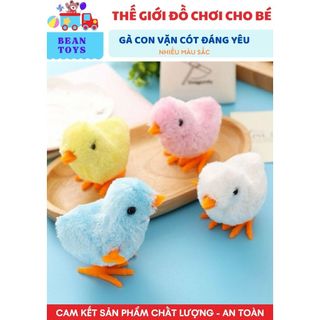 Gà con đồ chơi biết nhảy gà con vặn cót cực đáng yêu cho bé