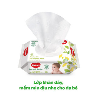 Khăn Ướt Huggies Không Mùi 80 Miếng