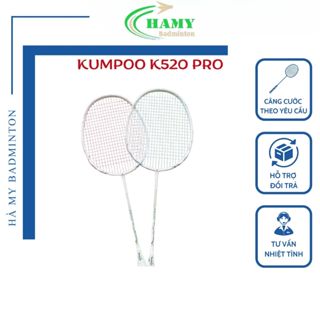 Vợt Cầu Lông Kumpoo Power Control K520 Pro, Kumpoo 520 Hồng, Kumpoo 520S Kèm Căng Cước Và Quấn Cán