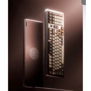 Bàn Phím cơ AJAZZ AC100 Keyboard Nhôm CNC 3 Mode Mạch Xuôi RGB Có Màn Hình- Hàng Chính hãng