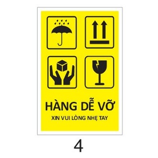 16-47 tem Decan - tem dán hàng dễ vỡ, xin nhẹ tay