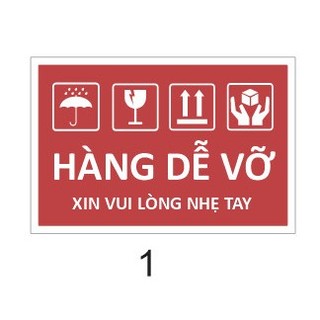 16-47 tem Decan - tem dán hàng dễ vỡ, xin nhẹ tay
