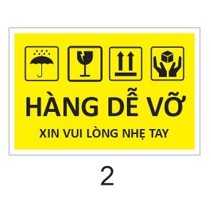 16-47 tem Decan - tem dán hàng dễ vỡ, xin nhẹ tay