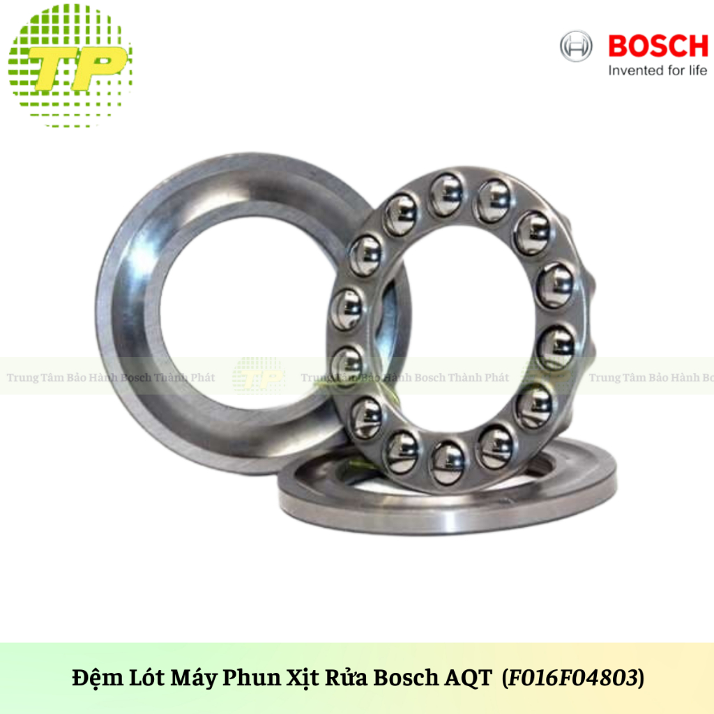 Bạc Đạn, Đệm Lót Máy Phun Xịt Rửa Bosch AQT 33-11/100/110/120 F016F04803 Chính Hãng