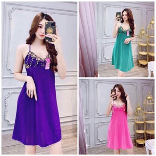 Đầm Nữ  Đầm Thời Trang Thun Lạnh Dây Nhuyễn Mặc Nhà Hàng Công Ty Thiết Kế Xuất Khẩu Cao Cấp ❤️
