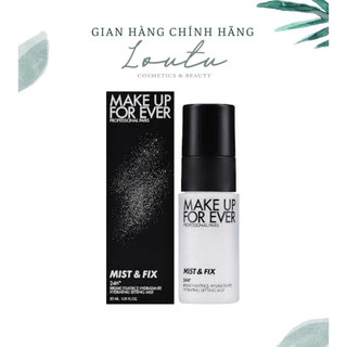 Xịt khoáng khoá nền Make Up For Ever Muf Mist & Fix 24H Hydrating giúp cấp ẩm cho da makeuppro