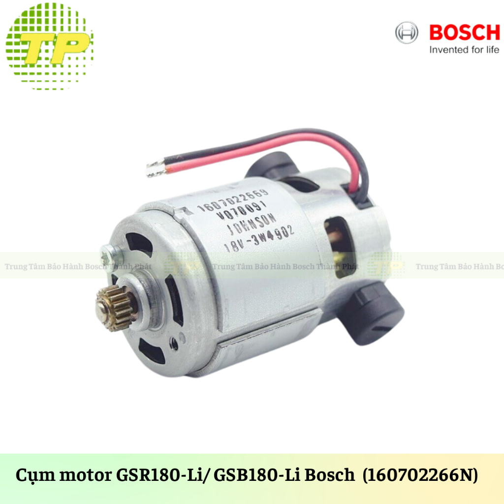Cụm motor GSR180-Li/ GSB180-Li Bosch (160702266N) - Chính Hãng