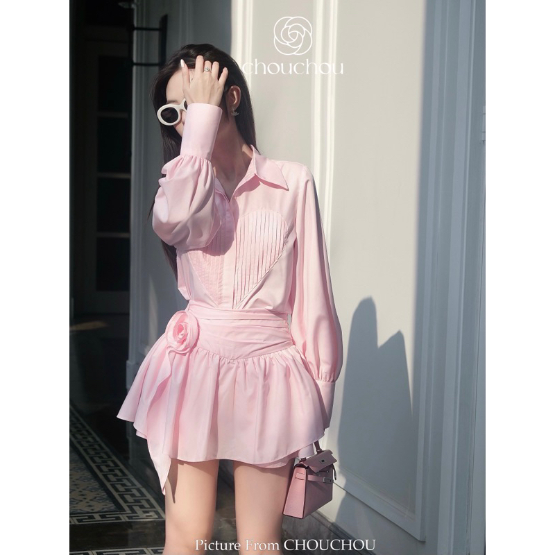 Set Sơmi Tim Xếp Chouchou