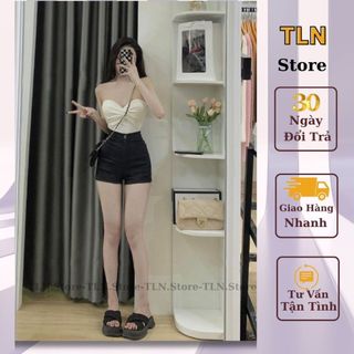 Quần short nữ u mì cạp cao phong cách hàn quốc quần short co dãn 4 chiều mặc tôn dáng form đẹp m0141-TLN