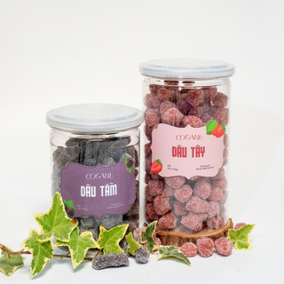 Kẹo dâu tây dâu tằm dẻo 400gram, ăn vặt Đà Lạt kẹo dẻo, CoganuFarm