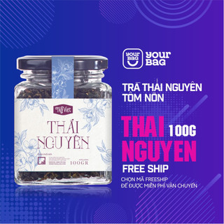 Trà Thái Nguyên thơm ngon hảo hạng (100gr x 01 Hũ). Hương thơm thanh khiết, Sản vật Thái Nguyên - yourbag