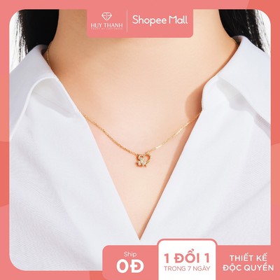 Dây Chuyền Vàng Tây 14k DCMAMD721 Huy Thanh Jewelry