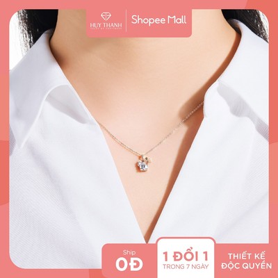 Dây Chuyền Vàng Tây DCMAMD723 Huy Thanh Jewelry