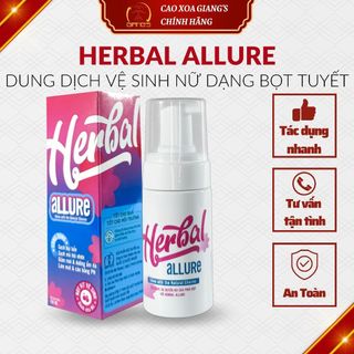 Dung Dịch Vệ Sinh Phụ Nữ - GIANG'S HERBAL ALLURE 100ML Cân Bằng pH Ngăn Ngừa Nấm Ngứa Sạch Sâu