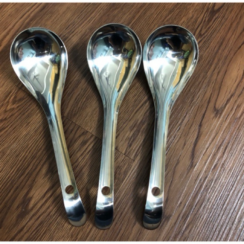 môi múc canh inox cán 25cm