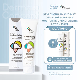 Kem dưỡng ẩm cho mặt và cơ thể Fixderma Multi-Active Moisturizing Lotion - 150ml