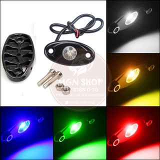 [Đèn LED Rock Light] [5 màu] [01 bóng] dành cho ô tô xe máy