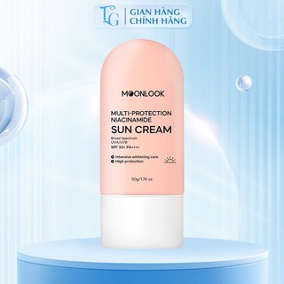 Kem chống nắng Moonlook Glutathione 7 màng lọc bảo vệ da SPF 50+ PA+++ giúp chống nắng toàn diện