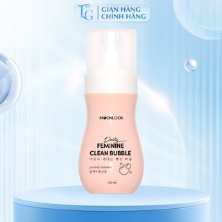 Dung dịch vệ sinh Moonlook 150ml dạng bọt tuyết dịu nhẹ giúp cấp ẩm khử mùi cân bằng PH