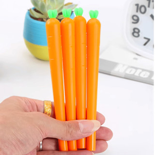 Bút gel mini mực đen hình củ cà rốt 0.5mm