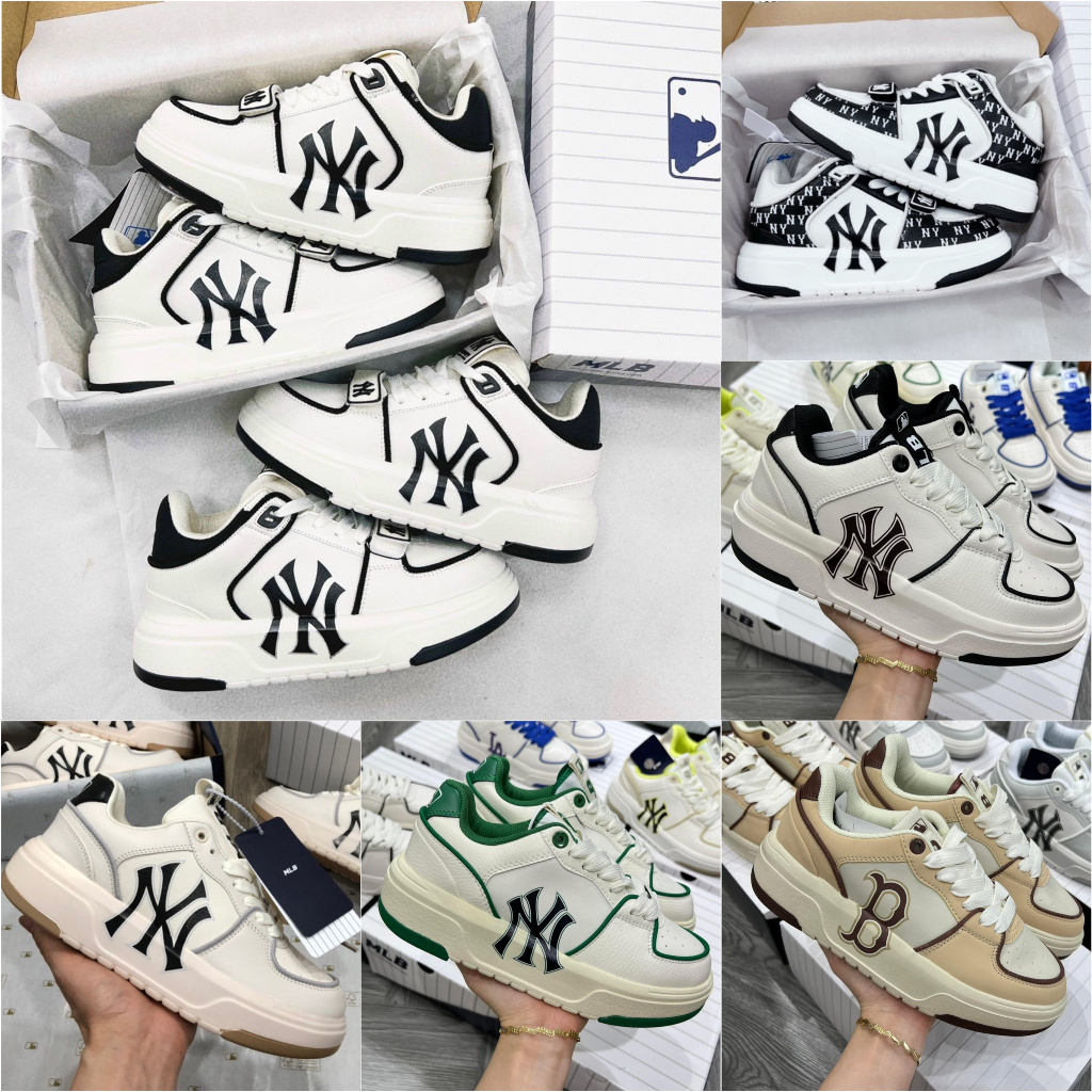 Giày sneaker MLB Chunky Liner quai dán phiên bản mới nhất.Giày MLB chunky Siêu Hot hàng xịn sò Đủ Size Nam Nữ Độn Đế 5cm