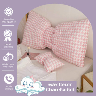 Gối Tựa Đầu Giường Hình Buộc Nơ Họa tiết roma Kích Thước 1m5 Có Sẵn Hàng Đẹp