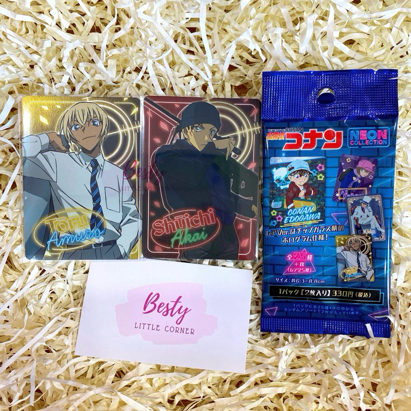 [SIÊU RẺ] Pack nhân phẩm Conan Neon Card - Card Conan Neon gacha ngẫu nhiên metal thẻ nhân phẩm cona