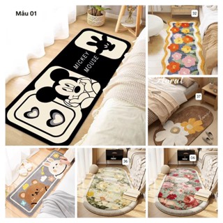 Bộ thảm bếp, Thảm để chân giường, Thảm lau chân lông Cừu cao cấp nhập khẩu 50X120