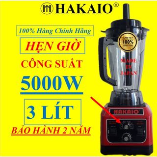 Máy xay sinh tố công nghiệp hakaio 5000w Bảo hành 24 tháng xay thịt cá rau củ quả, sinh tố ngũ cốc đồ khô xay rau má.