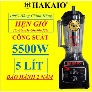 Máy xay sinh tố công nghiệp HAKAIO 5000w Bảo hành 24 tháng xay thịt cá rau củ quả sinh tố ngũ cốc