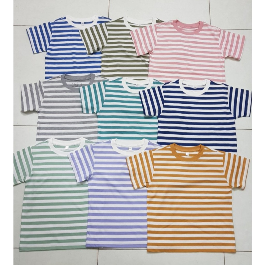 Áo phông kẻ Muji dư xịn