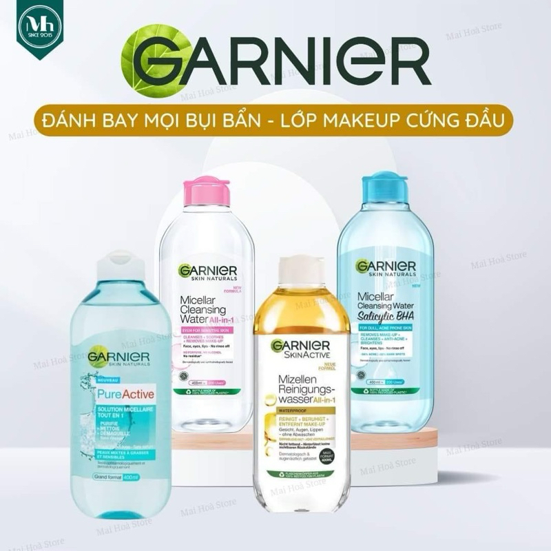 Nước tẩy trang Ganier