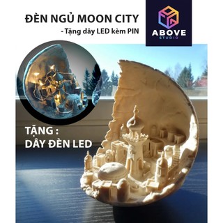 Đèn ngủ Moon City in 3D độc đáo đáng yêu, quà tặng ý nghĩa