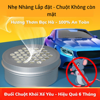 Hộp Gel Xua Đuổi Chuột Ô Tô, Mùi Hương Bạc Hà Dễ Chịu,An Toàn Sức Khỏe.Gel gắn khoang máy ô tô,hiệu quả tới 6 tháng