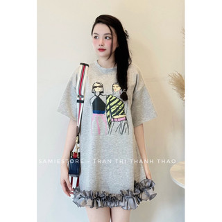 𝐁𝐄𝐈𝐁𝐈 𝐃𝐑𝐄𝐒𝐒 - Váy umi cute phối bèo hàn xẻng ( ảnh chính chủ Samie )