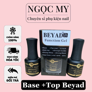 Base top Beyad Nail Mỹ, sơn gel base top siêu bền chính hãng