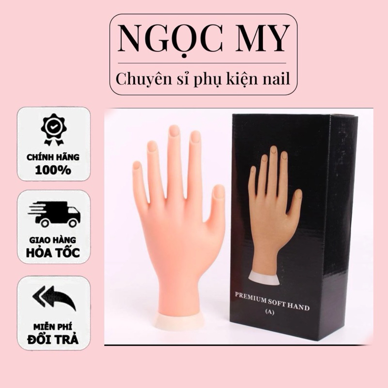 Bàn Tay Silicone Làm Nail