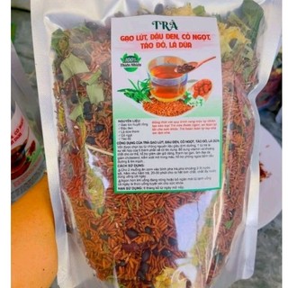 45k 500gr trà gạo lứt hoa cúc cỏ ngọt