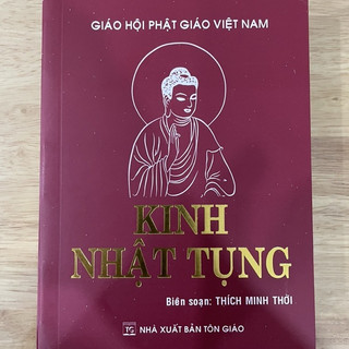 Sách - Kinh Nhật Tụng (Thích Minh Thời - Bìa Cứng Tặng Kèm Bao Sách,Thành Book-TOIN)