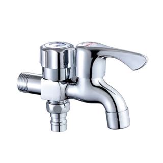 Vòi nước phòng tắm inox 304 có 2 đường nước, vòi nước lắp máy giặt tiện lợi