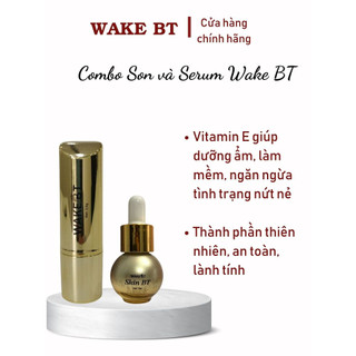 Combo Serum, Son Wake BT cam đất an toàn, lành tính dịu nhẹ với làn da a05