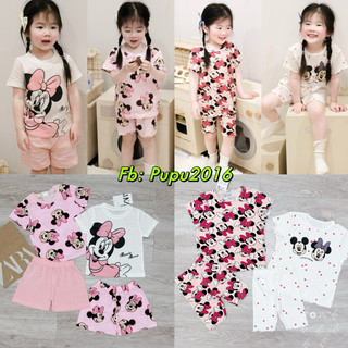 Set 2 bộ mickey/minnie z.r. cho bé gái