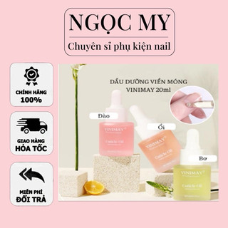 Oli dầu dưỡng viền móng tay vinimay , dầu dưỡng da viền móng chai 20ml