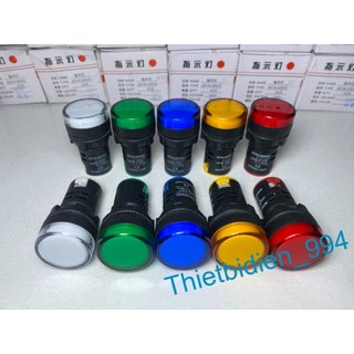 Đèn led báo pha ad16-22ds phi 22mm điện áp 220vac