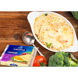 [Date Mới] Phô Mai Lát Lactima Cheddar / Gouda / Mozzarella 200gr