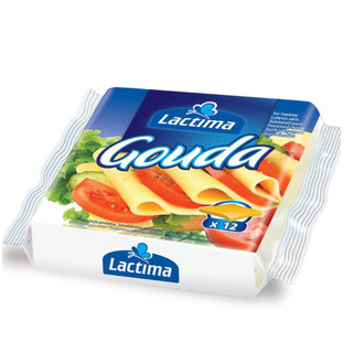 [Date Mới] Phô Mai Lát Lactima Cheddar / Gouda / Mozzarella 200gr